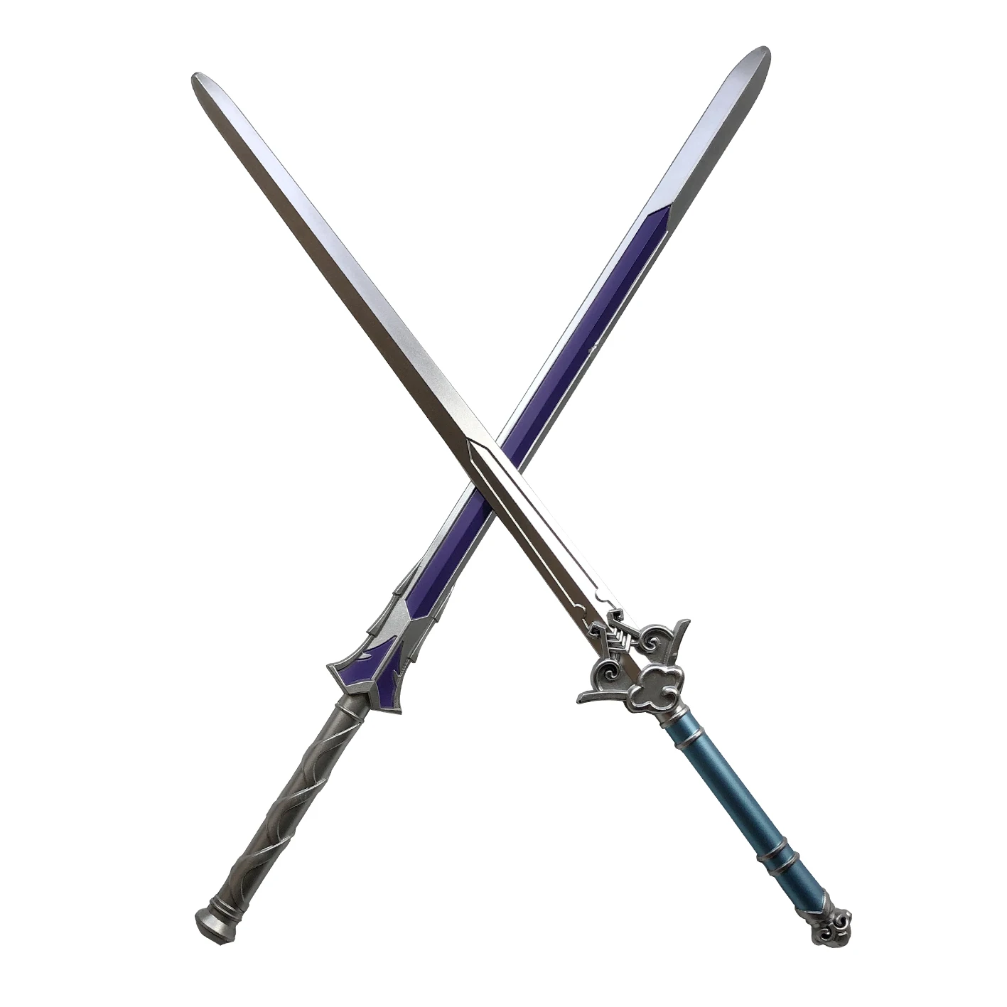 80cm MO DAO SHI ZU Kardas, Ginklas Mėlyna Sowrd Cosplay 1:1 Peilis pėstininkas su kardu Saugus PU Anime vengti dulkių kardas Nuotrauka 1