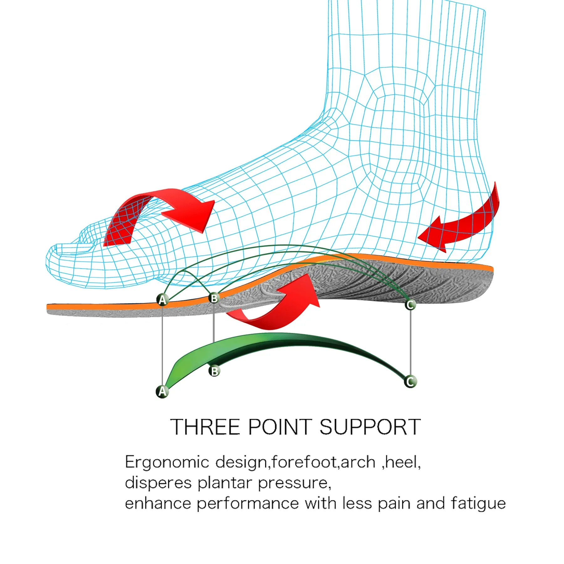 Visas Ilgis EVA Sporto Vidpadis Kojų Apsaugos, Pėsčiųjų Vyrų Ir Moterų Batai Nuotrauka 4
