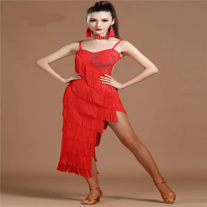 pramoginiai konkurencijos suknelės seksualus moteriški kostiumai cha cha šokių kutas china pakraštyje moterys, lotynų suknelė šokti tango suaugusiems Nuotrauka 2