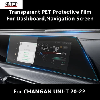 Už CHANGAN VIENETAS 20-22 Prietaisų skydelį,Navigacijos Ekrano Skaidrus PET Apsauginė Plėvelė Anti-scratch Reikmenų Taisymas