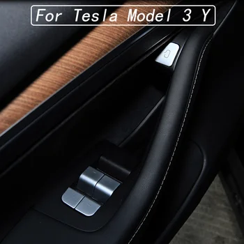 11PCS Langų Pakėlimo Mygtuką Perjungti Lipdukas Langų Pakėlimo Mygtuką Perjungti Atidarytas Duris Skydo Lipdukas Apdaila Už Tesla Model 3 Y 2021 2022