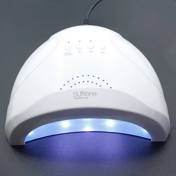 UV LED Nagų Lempa Karoliukai LED 48W Nagų Džiovintuvas Kietinimo Lempa su Balinimo Funkcija, Automatinis Jutiklis, 3 Laikmatis, Touch Control