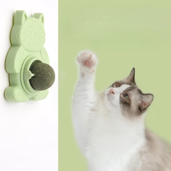 Pet Katžolių Žaislas Savarankiškai raminantis Gamtos Mėtų Kamuolys Saugias ir Sveikas Atnaujinamų Katė-vejasi Žaislas Dantų Valymo Produkto dėžėje Žaislai
