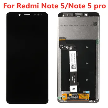 Už Xiaomi Redmi 5 Pastaba Pro LCD Ekranas Jutiklinis Ekranas skaitmeninis keitiklis atsarginės Dalys Redmi 5 Pastaba LCD Snapdragon 636