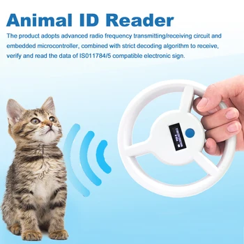 Pet Chip Skaitytuvas ID OLED Ekranu Pet Chip Delninis Skaitytuvas Reader Gyvūnų Identifikavimas Gyvūnų Chip Skaitytuvas