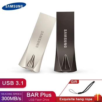 Samsung USB 3.1 Flash disko Disko 64GB 128GB Pen Ratai Maža Memory Stick Saugojimo Įrenginį, U Disko Mini Flashdrive Didelės spartos biuras