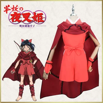 2021 Anime Yashahime: Princesė-Pusę Demonas もろは Cosplay Kostiumas Moterims Laisvalaikio Dienos Nustatyti Pritaikymas savo reikmėms