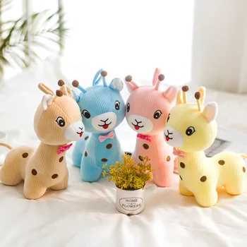 Aukštos kokybės išskirtinį Mielas peteliškę elnias spalva žirafa kalėdų gelsvai Kūrybos vaikų žaislai, lėlės Namų pagalvę christmase dovana