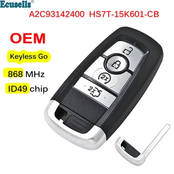 OEM 4 Mygtukai keyless-go Smart Kortelės, Naujas nuotolinio klavišą FSK 868mhz HITAG 