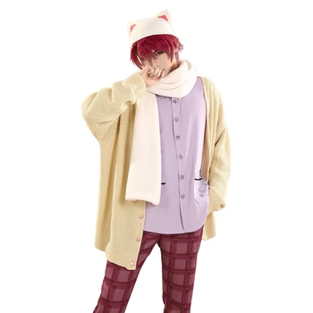 Japonijos Kasdien Kidoumaru Cosplay vyrų Kalėdų žaidimas Onmyoji Mados Žiemos NAUJAS Megztinis kostiumas F