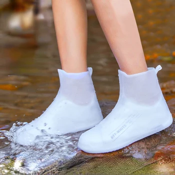 Rainproof batų padengti neslidžia lietingą orą, sustorėjimas dilimui jojimo vandens nepraleidžiantis vandens nepraleidžiantys batai vandeniui batų dangtis