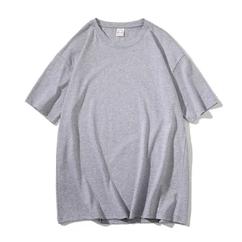 Vyriški trumpomis rankovėmis top marškinėliai megztinis medvilnė viršuje 2021