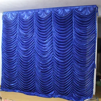 3M x 3M krioklio Formos vestuvių fonas royal blue spalva
