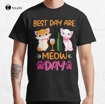 Naujas #1 Geriausias Dienas Yra Meowdays Klasikiniai Marškinėliai Klasikiniai Marškinėliai Medvilniniai Marškinėliai, S-5XL Unisex