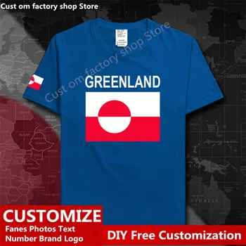 Grenlandija Grenlandijos GRL Šalies marškinėliai Užsakymą Džersio 