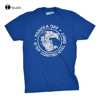 Vasarą Naujas Cool Marškinėliai, Pangea Dieną Stotelė Continental Drift T-Shirt - Juokinga Geografija Medvilnės Marškinėliai T-Shirt Mados Juokingas Naujas