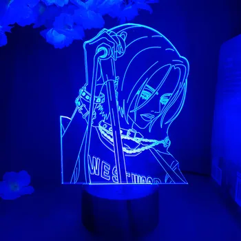 Nana Osaki LED Anime Lempos Vėsioje, Vaikams, Vaiku, Miegamojo naktinė lempa Mielas Kambario Dekoro Spalva Keičiasi Manga Šviesos Gerbėjų Dovana Nana Dalykėlių