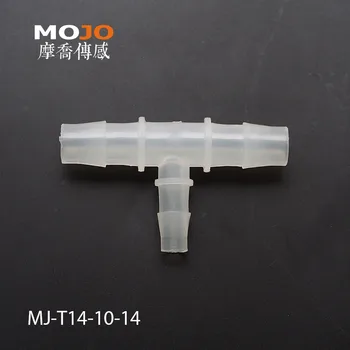 2020 Nemokamas pristatymas!! MJ-T14-10-14 Mažinti kelių tee žarnos jungtis 10 mm kaip 14mm spygliuota tipo jungtys (100vnt/daug)