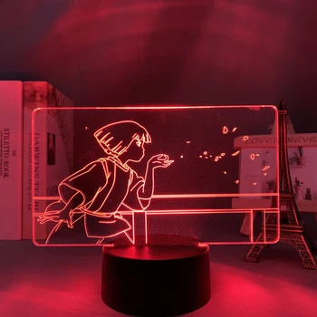 Naujas 3D lempos anime Atkakli Toli Led Šviesos Vaikų Miegamasis Apdailos Naktį Šviesos Gimtadienio Dovana Kambario Stalas Akrilo Lempos