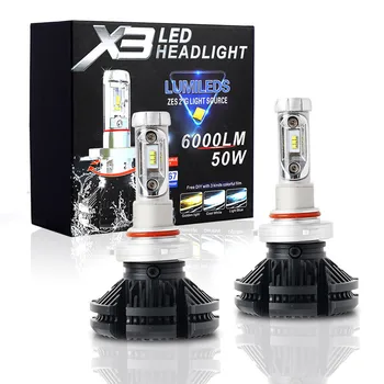 E63-X3 Automobilių led priekiniai žibintai H4, H7 H11 automobilių priekiniai žibintai yra universalūs led šviesos gavimas, pagaminti iš ZES žetonų,gali išvesti 6000k vietoje šviesos
