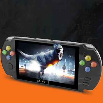 Coolbaby X6 plius Retro Žaidimų Konsolės Nešiojamų Kreiptuką Delninis Žaidimų Konsolės Parama MP4 MP5 Vaizdo Žaidimas PSP PS1 GBA