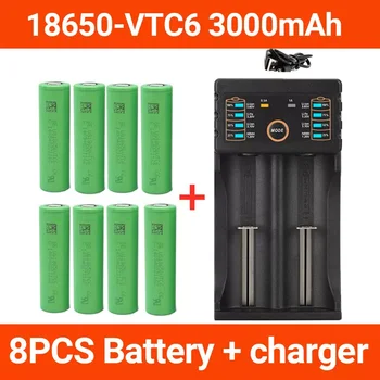 100% originalus VTC6 18650V 3000mAh, Li ion, 3,7 V baterija us18650 3000mAh baterija, NAUDOTI žaislai toolsaiyaya