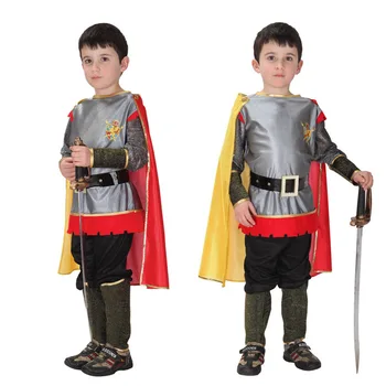 Vaikai Berniukai Romėnų Karys, Kareivis Kostiumai Kalėdų Karnavalas Helovino Maskaradas Fantasia Fancy Dress Vaikų Cosplay Drabužiai