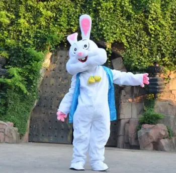 Naujas Suaugusiųjų Mielas Deluxe Velykų Bugs Bunny Rabbit Šalies Talismanas Kostiumas Kalėdų Fancy Dress Helovinas Talismanas Kostiumas Nemokama Laivas