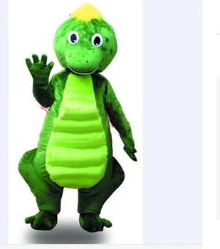 Naujas Suaugusiųjų Geriausia Pardavimo Puikus Green Dragon Dinozaurų Gyvūnų Animacinių Filmų Talismanas Kostiumas Kalėdų Fancy Dress Helovinas Talismanas Kostiumas