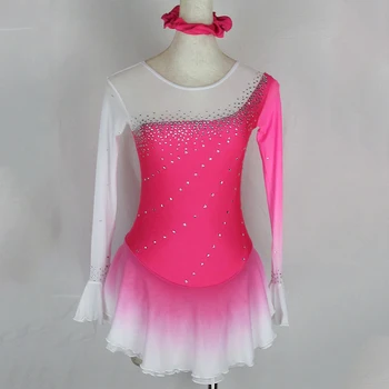 Individualų Kostiumas Čiuožyklos Dailiojo Čiuožimo Suknelė Gimnastikos Suaugusiųjų Vaikų Mergaitė Ledo Šokių Ledo Čiuožimo Apranga