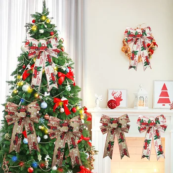 35cm Karšto Pardavimo Kalėdų Medžio Apdailos Juostelės Laivapriekio Kalėdinė Dekoracija Lankas 