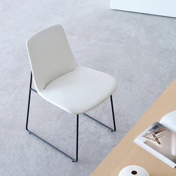 Ergonomiškas Valgomojo Kėdės Unikalus Atlošas Virtuvės Minimalistinio Kėdės Šiaurės Stiliaus Dizaineris Chaises Salle Ėdžiose Virtuvės Baldai