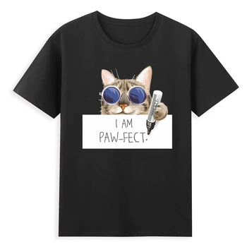 Mados Prekės ženklo Marškinėliai Anime Vietos Kačių Ponios T-shirt Kawaii Viršų Nauji 100% Medvilnės Spausdinti Keturių Sezonų Tendenciją, vyriški Drabužiai