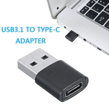 Mini USB 3.1 Tipas-C moterį, USB 3.0 Type-A Male Kompiuterio Lydinio Adapteris Tinka MacBook Jungtis Priedai