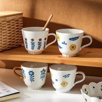 WSHYUFEI Japonijos Puodelis Mergaičių Didelės vertės Kūrybos Taurės Keramikos Geriamojo Puodeliai Namų ūkio Produktų, Virtuvės Reikmenys